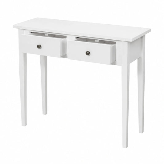 Coiffeuse, avec tiroirs, coloris blanc, pour la chambre