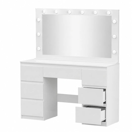 Commode, réglable, avec rangement, avec tiroirs, coloris blanc, 120 x 40 x 140 cm, pour la chambre ou le salon
